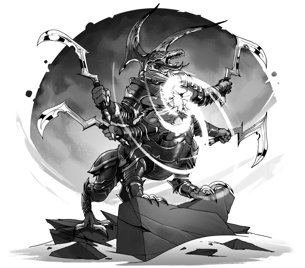 Dračí Hlídka - Warp demon monster